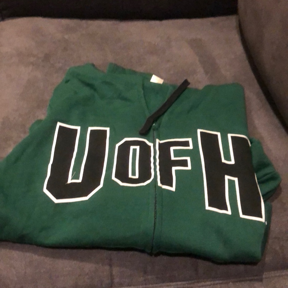 Pink college jacket (U of H)